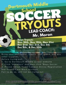 Boy\'s Soccer Tryouts